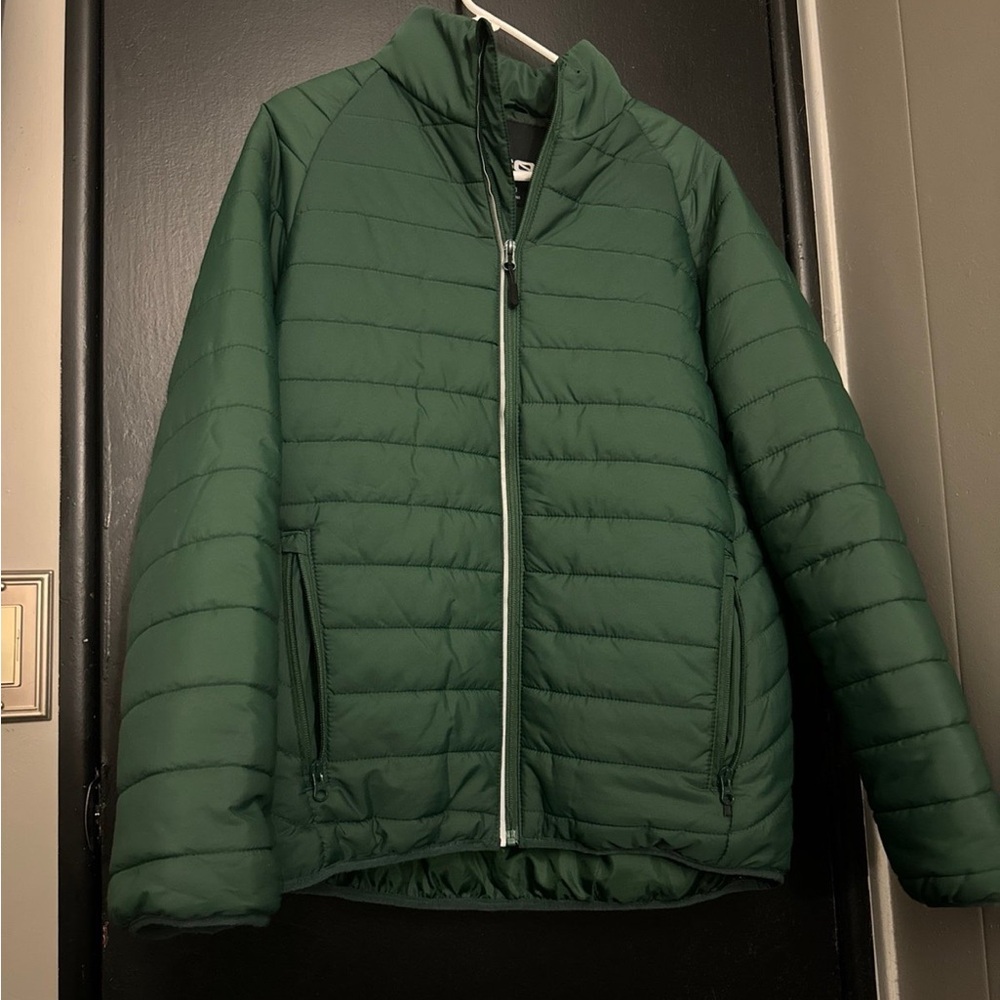 Green Puffer Jacket